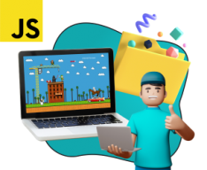 JavaScript dasturlash. Keling, o'yinlar yaratishni o'rganamiz! - Школа программирования для детей, компьютерные курсы для школьников, начинающих и подростков - KIBERone г. Farg’ona 