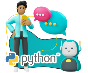 Pythonda aqlli chatbot - Школа программирования для детей, компьютерные курсы для школьников, начинающих и подростков - KIBERone г. Farg’ona 